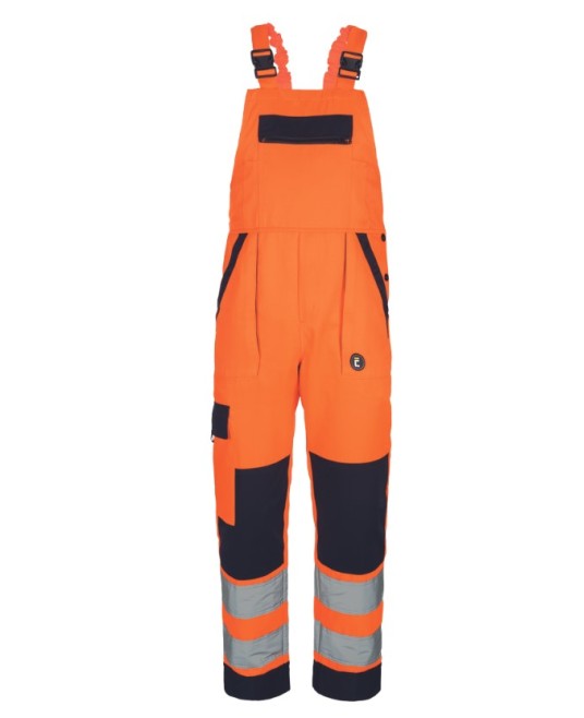 Salopeta HiVis tercot 250g/m2, portocaliu