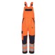 Salopeta HiVis tercot 250g/m2, portocaliu neon