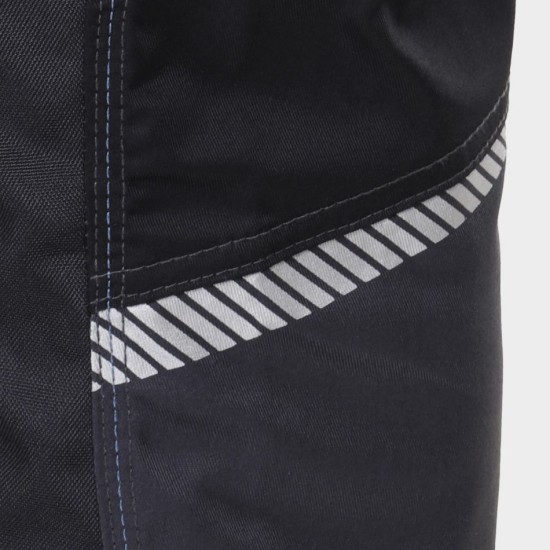 Salopeta cu pieptar 4stretch elastica, negru-gri