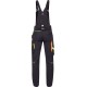 Salopeta cu pieptar strech, material durabil si comod, slim fit, negru Salopeta cu pieptar strech, material durabil si comod, slim fit, negru