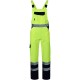 Salopeta cu pieptar HiVis tercot 250 g/mp, galben neon Salopeta cu pieptar HiVis tercot 250 g/mp, galben neon