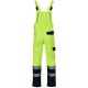 Salopeta cu pieptar HiVis tercot 250 g/mp, galben neon Salopeta cu pieptar HiVis tercot 250 g/mp, galben neon