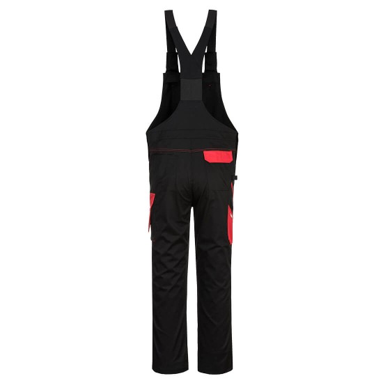 Salopeta cu pieptar PW2 Negru/Rosu Salopeta cu pieptar PW2 Negru/Rosu
