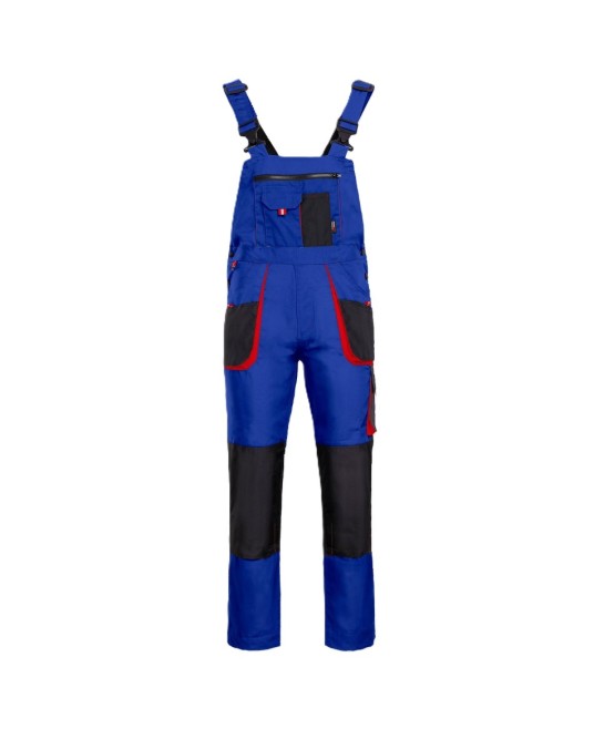 Salopeta cu pieptar rezistenta la uzura Kastori tercot 260g/m2, albastru negru