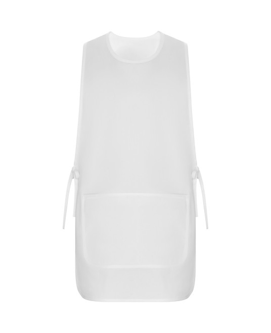 Sort poncho cu buzunar, tercot 195g/m2 alb