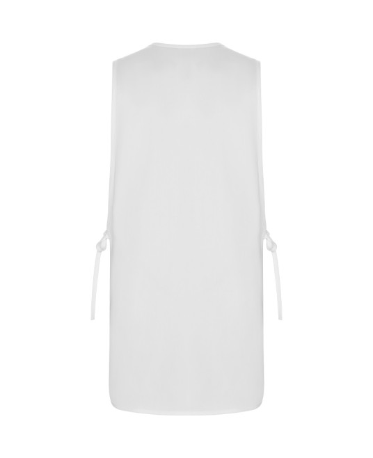 Sort poncho cu buzunar, tercot 195g/m2 alb