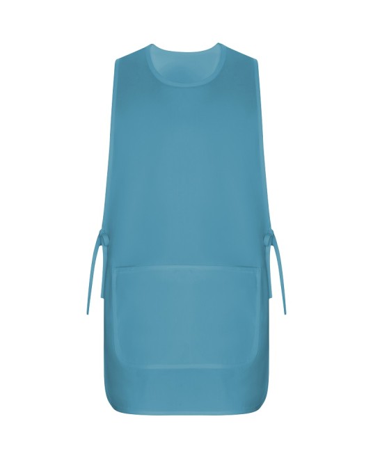 Sort poncho cu buzunar, tercot 195g/m2 albastru turcoaz