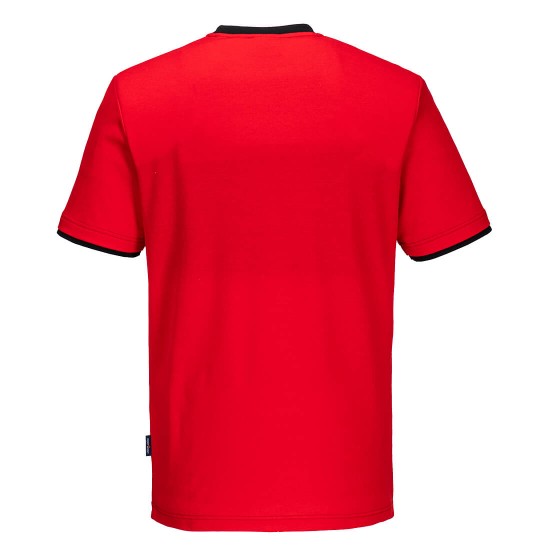 Tricou corporate PW2, 144g/m2, Rosu/Negru