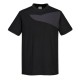 Tricou corporate PW2, 144g/m2, Negru/Gri Tricou corporate PW2, 144g/m2, Negru/Gri
