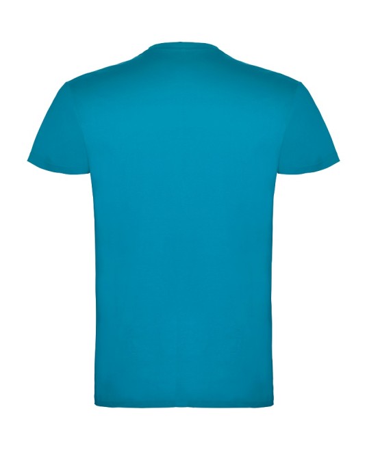 Tricou maneca scurta barbati, bumbac 155g/mp, Beagle albastru turcoaz