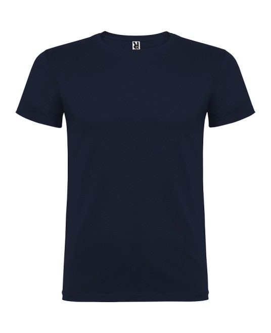 Tricou maneca scurta barbati, bumbac 155g/mp, Beagle  bleumarin