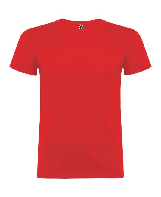 Tricou maneca scurta barbati, bumbac 155g/mp, Beagle  rosu