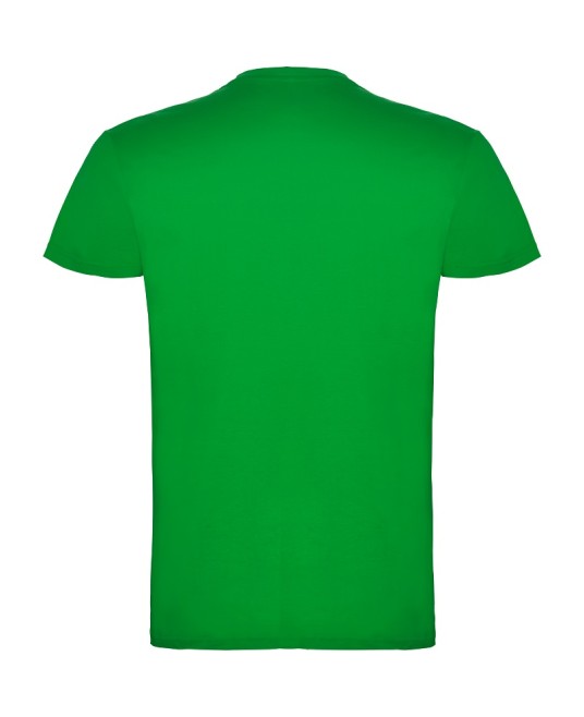 Tricou maneca scurta barbati, bumbac 155g/mp, Beagle verde iarba