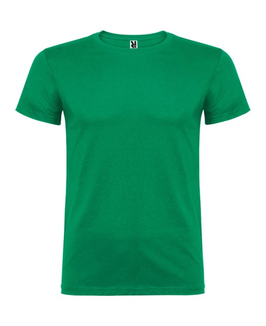 Tricou maneca scurta barbati, bumbac 155g/mp, Beagle verde kelly
