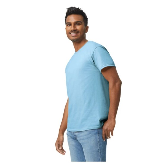 Tricou maneca scurta unisex, bumbac rezistent 180g/m2 Gildan 5000, Albastru deschis Tricou maneca scurta unisex, bumbac rezistent 180g/m2 Gildan 5000, Albastru deschis