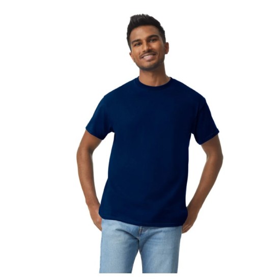 Tricou maneca scurta unisex, bumbac rezistent 180g/m2 Gildan 5000, Bleumarin Tricou maneca scurta unisex, bumbac rezistent 180g/m2 Gildan 5000, Bleumarin