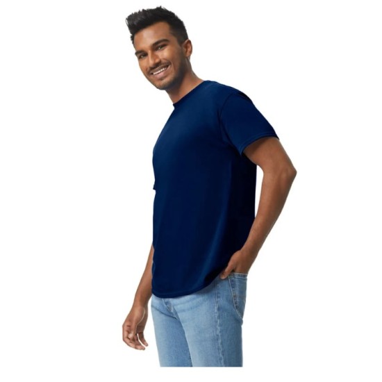 Tricou maneca scurta unisex, bumbac rezistent 180g/m2 Gildan 5000, Bleumarin Tricou maneca scurta unisex, bumbac rezistent 180g/m2 Gildan 5000, Bleumarin