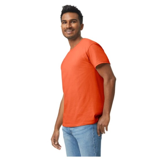 Tricou maneca scurta unisex, bumbac rezistent 180g/m2 Gildan 5000, Portocaliu Tricou maneca scurta unisex, bumbac rezistent 180g/m2 Gildan 5000, Portocaliu
