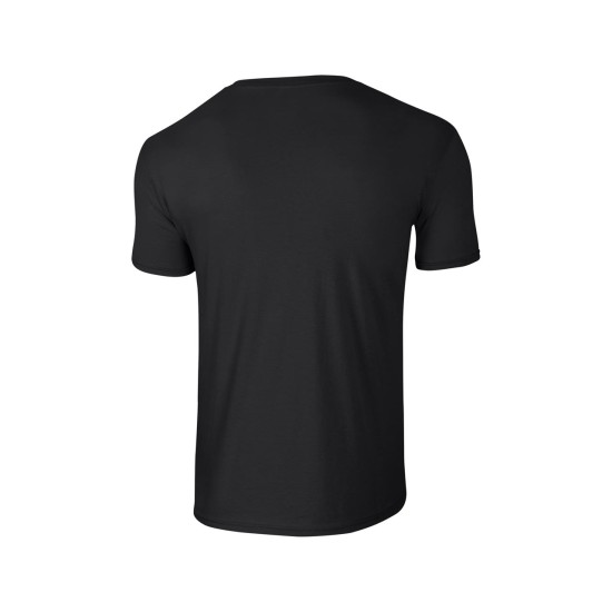 Tricou unisex cu maneca scurta, bumbac 153g/m2, Gildan 64000, Negru Tricou unisex cu maneca scurta, bumbac 153g/m2, Gildan 64000, Negru