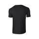 Tricou unisex cu maneca scurta, bumbac 153g/m2, Gildan 64000, Negru Tricou unisex cu maneca scurta, bumbac 153g/m2, Gildan 64000, Negru