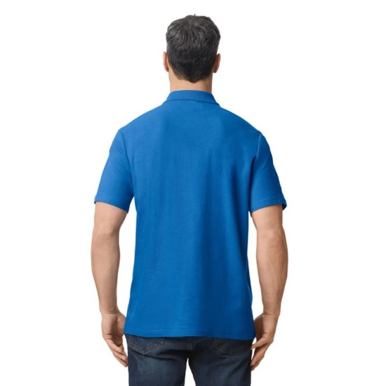 Tricou polo bumbac, Gildan 177g/m2, Albastru regal
