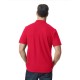 Tricou polo bumbac, Gildan 177g/m2, Rosu
