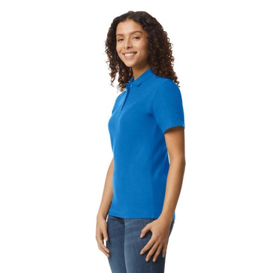 Tricou polo  femei, Gildan 177g/mp,  Albastru regal