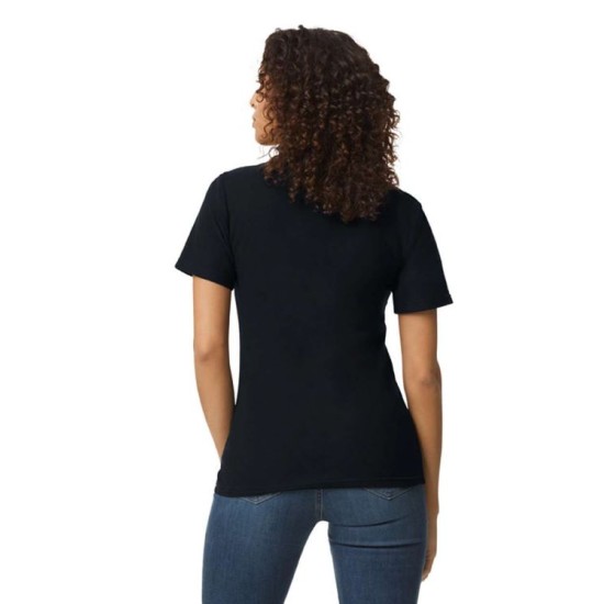 Tricou polo  femei,  Gildan 177g/mp, Negru