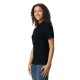 Tricou polo  femei,  Gildan 177g/mp, Negru