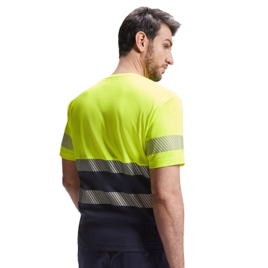 Tricou Hi-Vis, continut ridicat din bumbac, 170 g/mp, Galben Tricou Hi-Vis, continut ridicat din bumbac, 170 g/mp, Galben