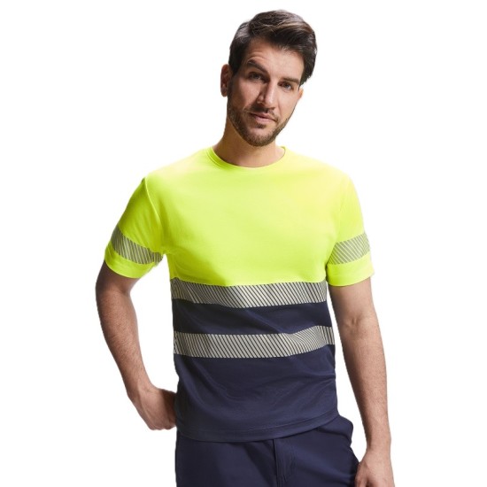 Tricou Hi-Vis, continut ridicat din bumbac, 170 g/mp, Galben Tricou Hi-Vis, continut ridicat din bumbac, 170 g/mp, Galben