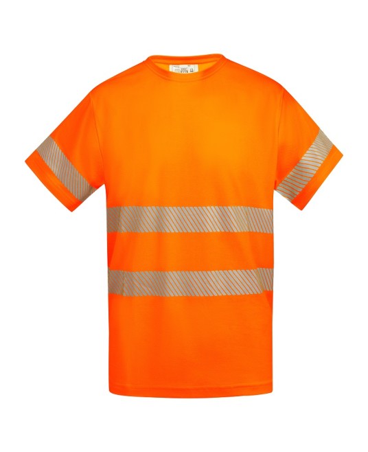 Tricou HiVis cu 55% bumbac, 170 g/mp Portocaliu