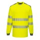 Tricou HiVis premium, maneca lunga, 55% bumbac, 45% poliester, 175g/m2, Galben-Bleumarin Tricou HiVis premium, maneca lunga, 55% bumbac, 45% poliester, 175g/m2, Galben-Bleumarin