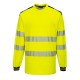 Tricou HiVis premium, maneca lunga, 55% bumbac, 45% poliester, 175g/m2, Galben-Negru Tricou HiVis premium, maneca lunga, 55% bumbac, 45% poliester, 175g/m2, Galben-Negru