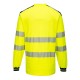 Tricou HiVis premium, maneca lunga, 55% bumbac, 45% poliester, 175g/m2, Galben-Negru Tricou HiVis premium, maneca lunga, 55% bumbac, 45% poliester, 175g/m2, Galben-Negru