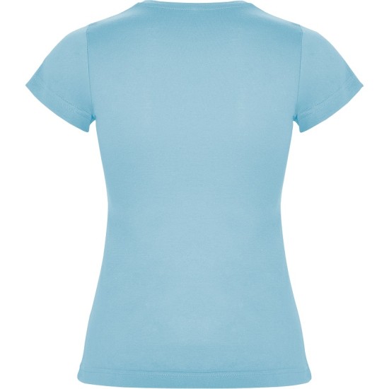 Tricou maneca scurta femei, densitate 155g/mp, albastru deschis Tricou maneca scurta femei, densitate 155g/mp, albastru deschis