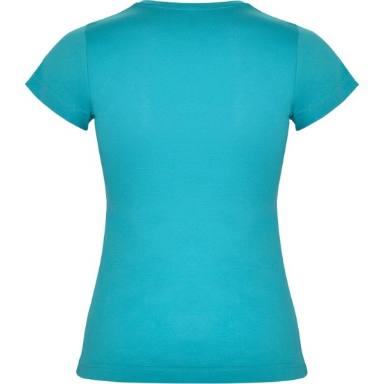 Tricou maneca scurta femei, densitate 155g/mp, albastru turcoaz Tricou maneca scurta femei, densitate 155g/mp, albastru turcoaz