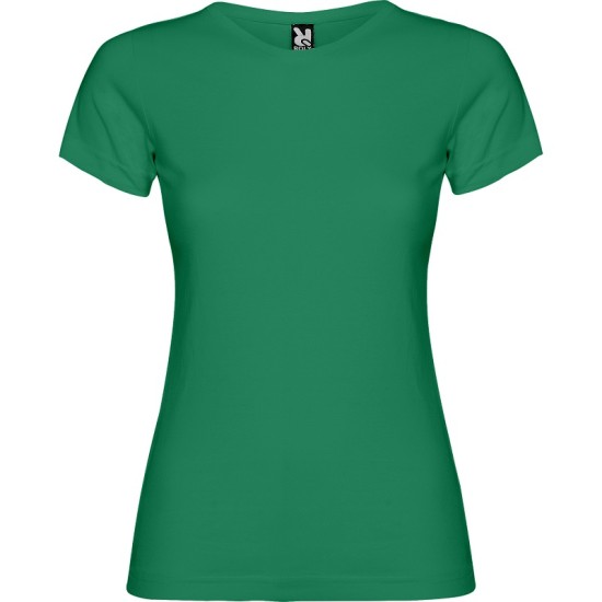Tricou maneca scurta femei, densitate 155g/mp, verde kelly