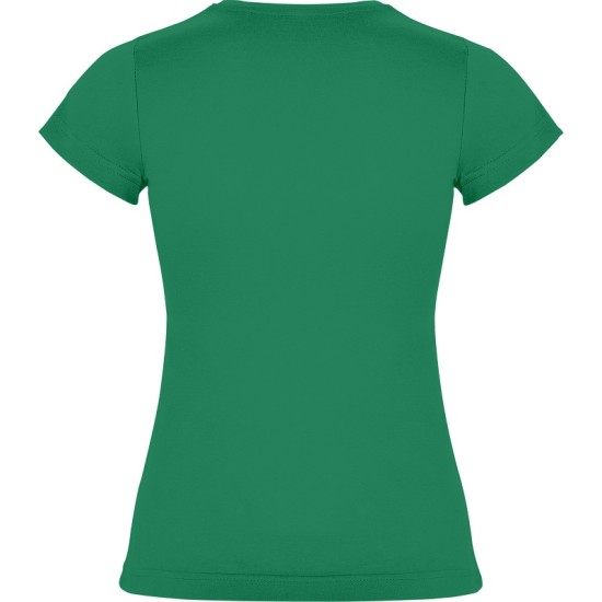 Tricou maneca scurta femei, densitate 155g/mp, verde kelly