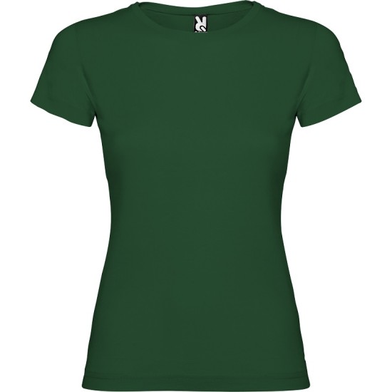 Tricou maneca scurta femei, densitate 155g/mp, verde sticla