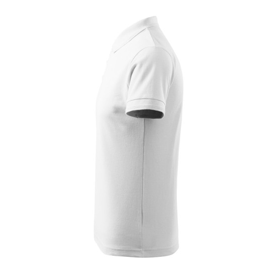 Tricou polo barbati 200g/m2 Malfini Pique Polo 203, Alb Tricou polo barbati 200g/m2 Malfini Pique Polo 203, Alb