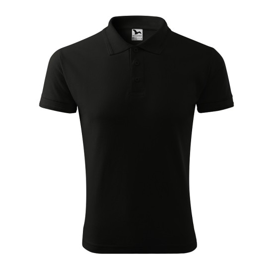 Tricou polo barbati 200g/m2 Malfini Pique Polo 203, Negru Tricou polo barbati 200g/m2 Malfini Pique Polo 203, Negru