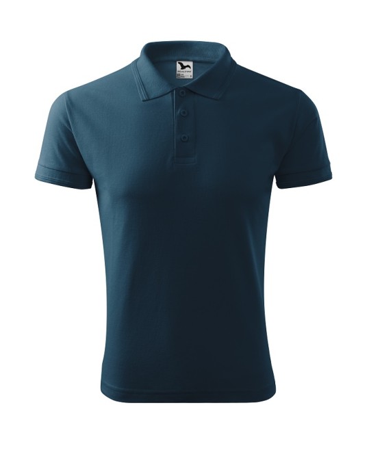 Tricou polo barbati 200g/m2 Malfini Pique Polo 203, Bleumarin