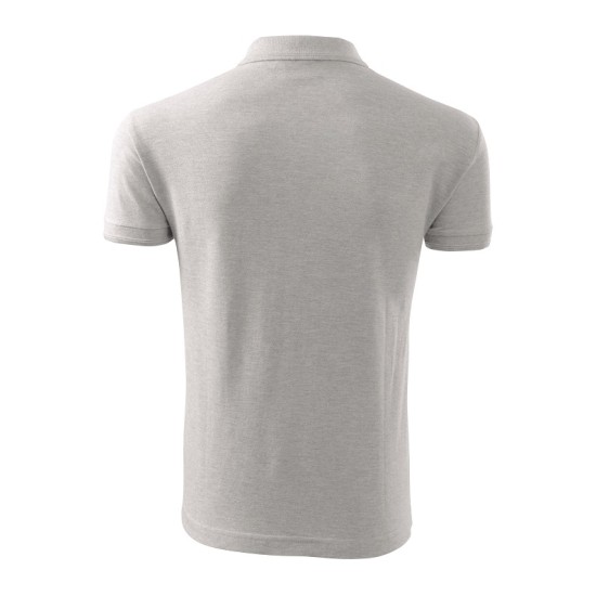 Tricou polo barbati 200g/m2 Malfini Pique Polo 203, Gri deschis Tricou polo barbati 200g/m2 Malfini Pique Polo 203, Gri deschis