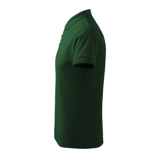 Tricou polo barbati 200g/m2 Malfini Pique Polo 203, Verde sticla