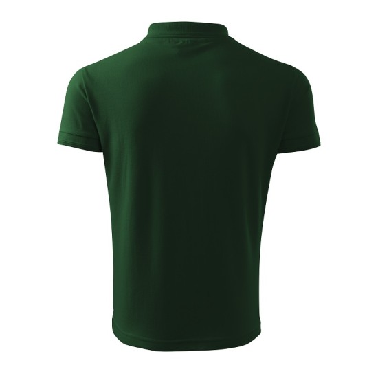 Tricou polo barbati 200g/m2 Malfini Pique Polo 203, Verde sticla