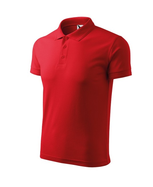 Tricou polo barbati 200g/m2 Malfini Pique Polo 203, Rosu