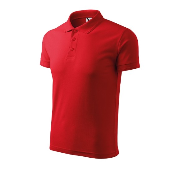 Tricou polo barbati 200g/m2 Malfini Pique Polo 203, Rosu Tricou polo barbati 200g/m2 Malfini Pique Polo 203, Rosu