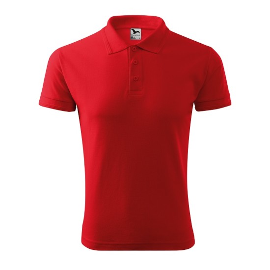 Tricou polo barbati 200g/m2 Malfini Pique Polo 203, Rosu Tricou polo barbati 200g/m2 Malfini Pique Polo 203, Rosu