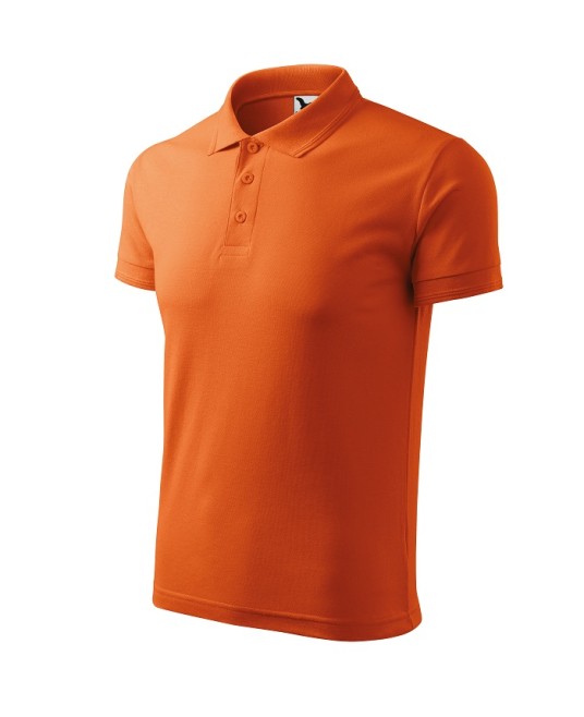 Tricou polo barbati 200g/m2 Malfini Pique Polo 203, Portocaliu